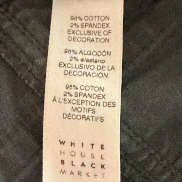 White House Black Market Utility Vest Womens Army Green 14 - Picture 9 of 13